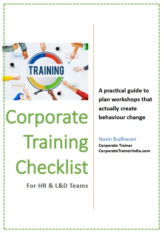 Training Checklist for Corporate Training